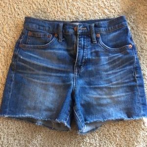 Madewell High-Waisted Denim Shorts